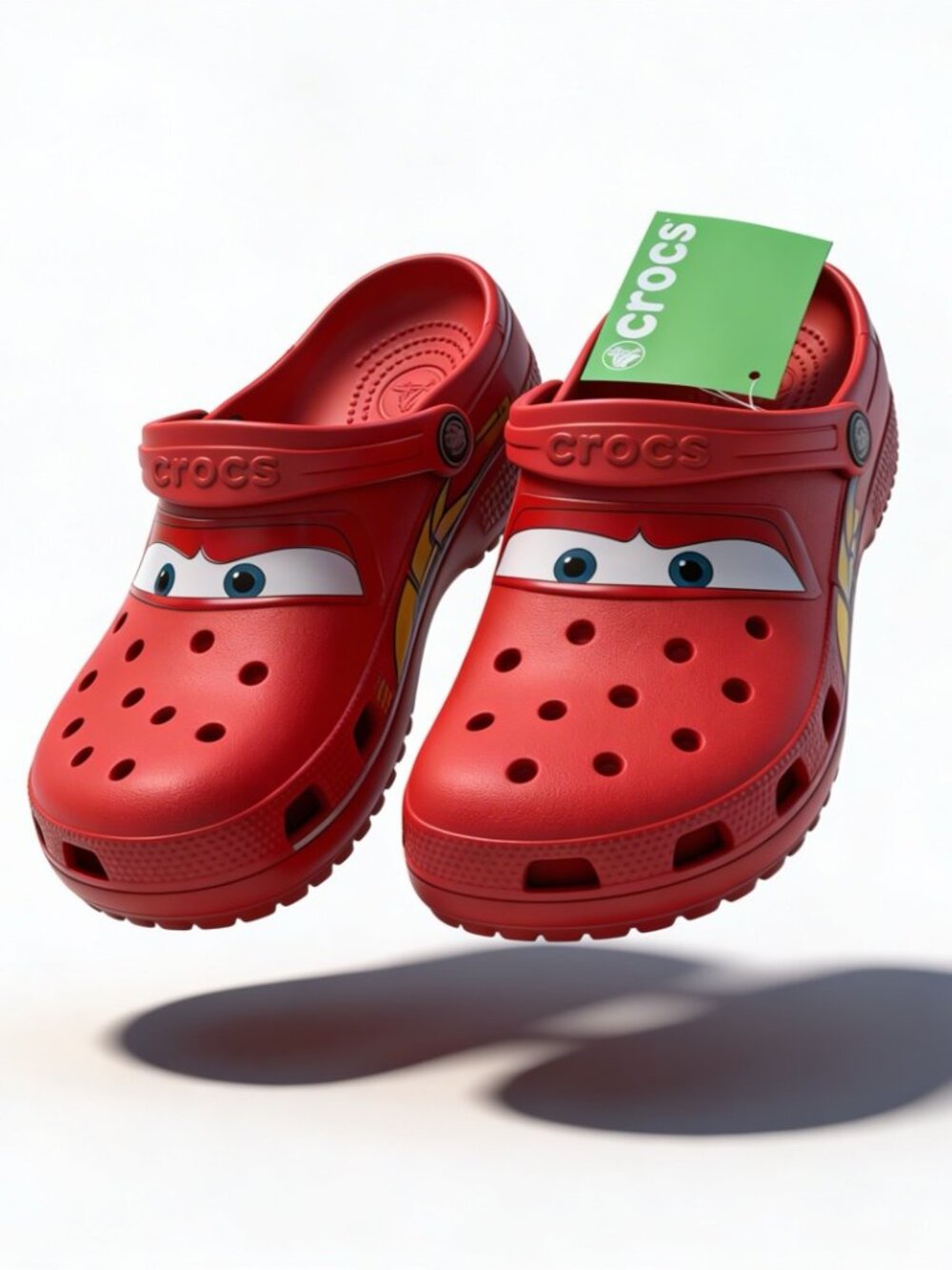 NEW Crocs Lightning McQueen Clog Adult Shoe Limited Classic No Lightup